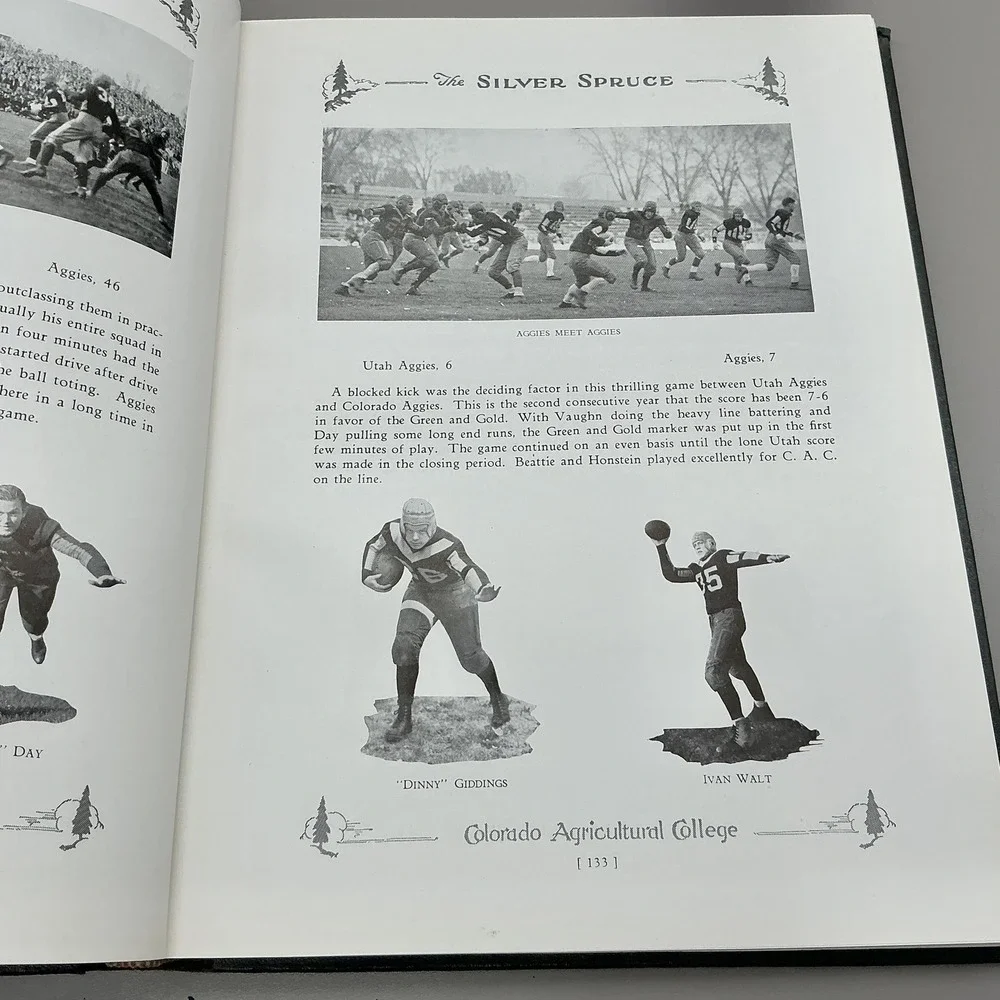 Vintage 1931‎ The Silver Spruce Colorado Agricultural College Yearbook Hardcover